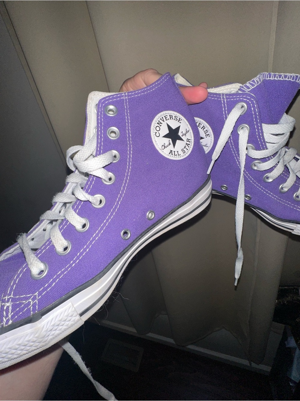 Converse Chuck Taylor All Star high-top electric purple women’s size 9